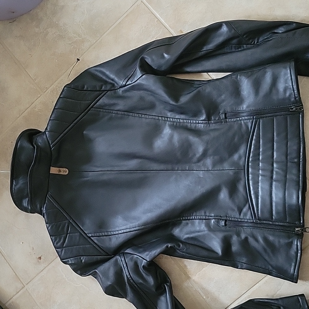 MACKAGE LEATHER RIDER JACKET - Picture 8 of 15